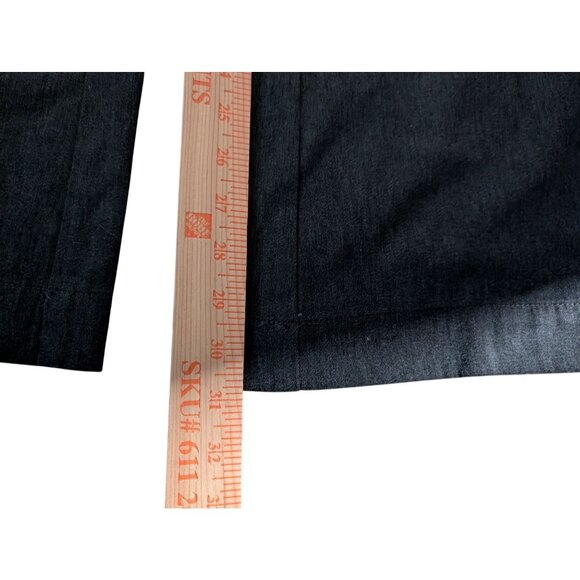 Lee Gray Dress Pants Just Below The Waist Stretch Womens Size 16 - Picture 5 of 9